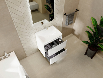 Тумба Вельто/Welto 60 подв.2ящ.бел.