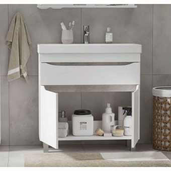 Тумба Lake 80 T8 напольн.с ящиком+рак.Lake80