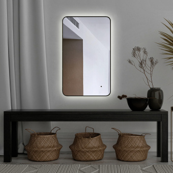 Зеркало Incanto Black 600*700 (Led-00002844)