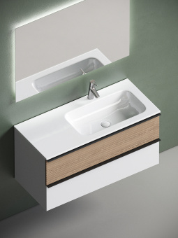 Тумба Delta Sancos 100см правая дуб св.DL100LW (левая)