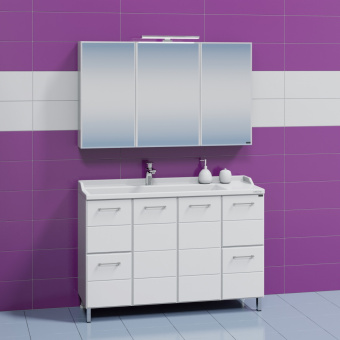 Тумба Омега 120 см 4 ящ.(п/ум.Сириус 120)