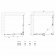 Душевой уголок Veconi 90*90 RV-11(RV11-90-01-C5) 6мм