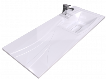 Раковина Elegant 120R (правая чаша)