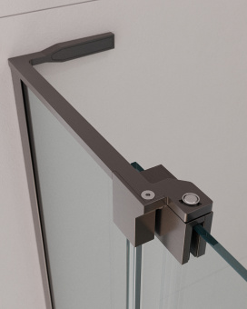 Душ.дверь Cezares 90/100 Slider-B-1-90/100-BR-GM оруж.сталь тонир.