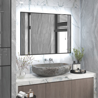 Зеркало Meridian Black 1000*700