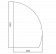 Зеркало Mario 686*1097 правое(led-00002541)