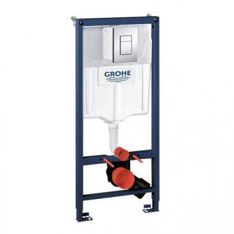 Инсталляция GROHE + кнопка хром