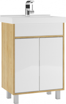 Тумба Prime 60 дуб сонома п/умыв. Fest 