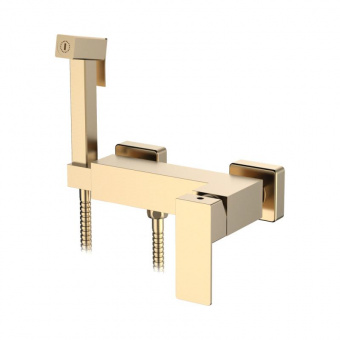 Смеситель с гигиенич.душем L 75225Y золото